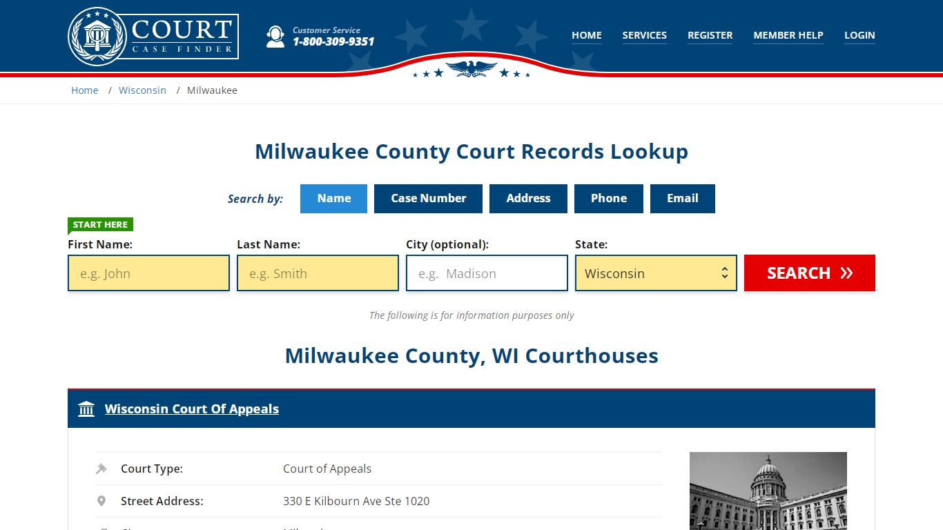 Milwaukee County Court Records | WI Case Lookup